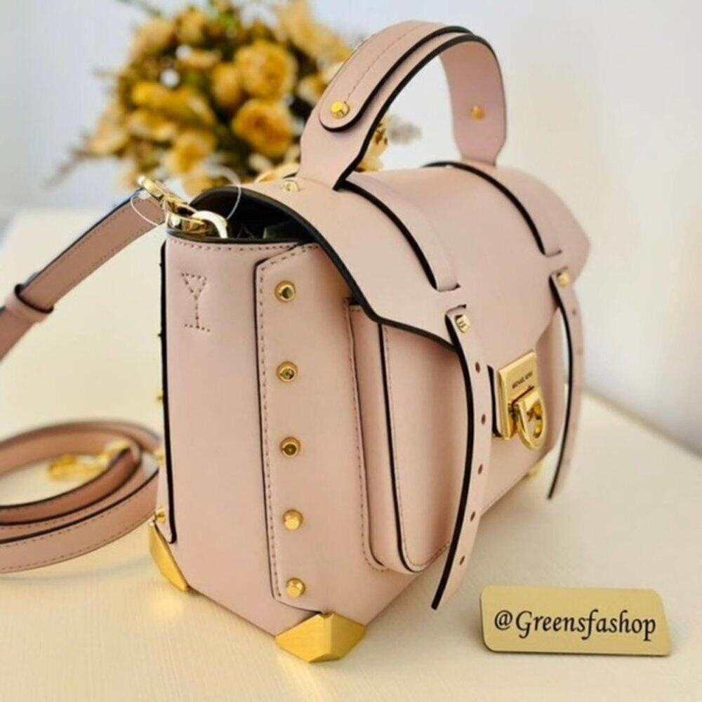 Michael Kors Purse Manhattan Satchel Crossbody bag new - Picture 3 of 11
